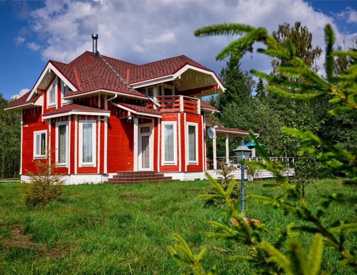 ШАЛЕ ДЕ ЛЮКС ИЗ БРУСА - Глэмпинг «Просто Эко» Поджигородово