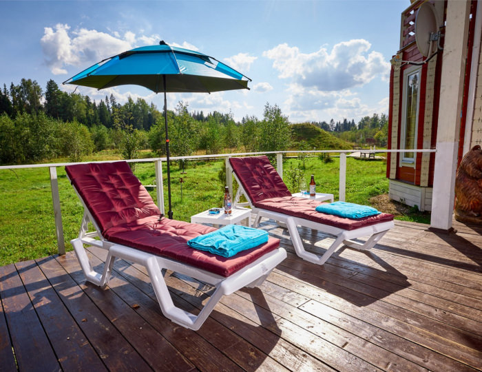 ШАЛЕ ДЕ ЛЮКС ИЗ БРУСА - Глэмпинг «Просто Эко» Поджигородово