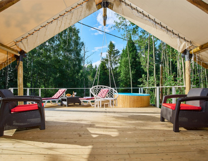 ДОМ СУЛТАНА С КУПЕЛЬЮ НА ДРОВАХ - Глэмпинг «Просто Эко» Поджигородово