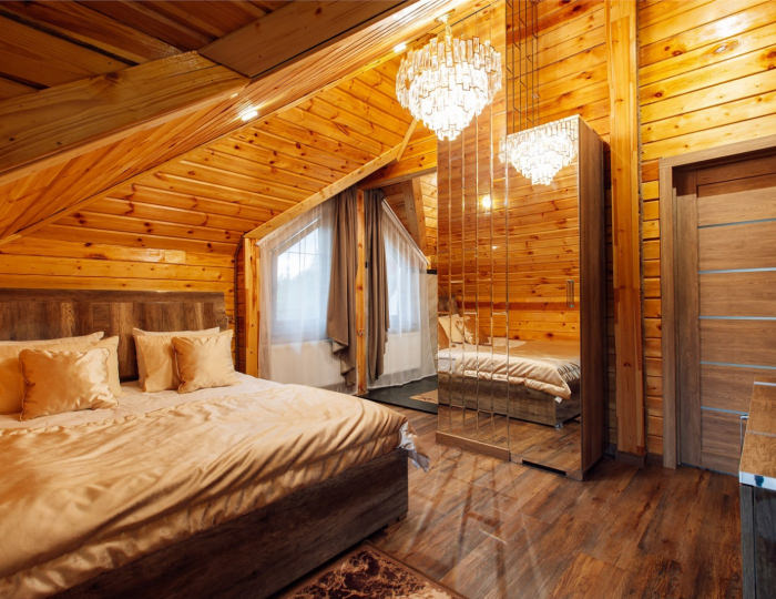 Номер Люкс в ШАЛЕ ДЕ ЛЮКС - Глэмпинг «Просто Эко» Поджигородово