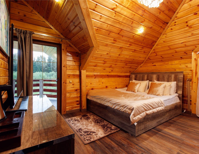 Номер Люкс в ШАЛЕ ДЕ ЛЮКС - Глэмпинг «Просто Эко» Поджигородово