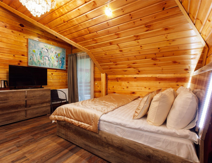 Номер Люкс в ШАЛЕ ДЕ ЛЮКС - Глэмпинг «Просто Эко» Поджигородово