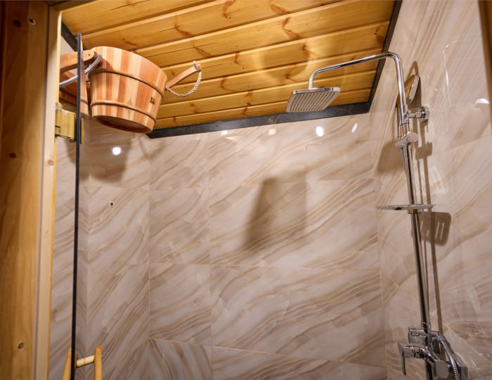 ДОМ С БАНЕЙ - Глэмпинг «Просто Эко» Поджигородово