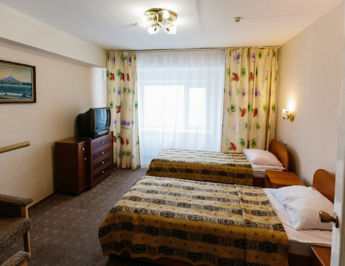 Эконом 2-местный TWIN с видом на вулканы - Гостиничный комплекс «Петропавловск»