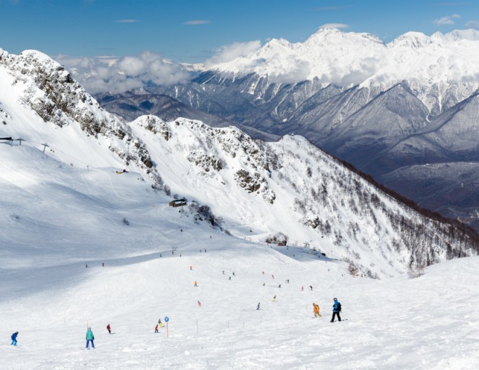 Горнолыжные трассы - Отель Golden Tulip Rosa Khutor / Голден Тюлип Роза Хутор