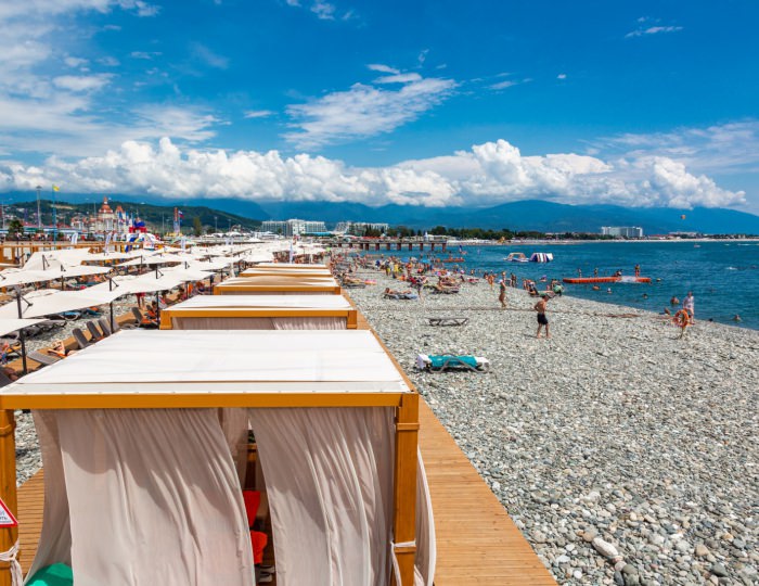 Пляж «Роза Хутор» - Отель Golden Tulip Rosa Khutor / Голден Тюлип Роза Хутор