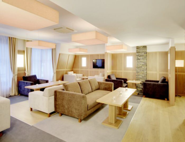 Зал Lounge - Отель Golden Tulip Rosa Khutor / Голден Тюлип Роза Хутор