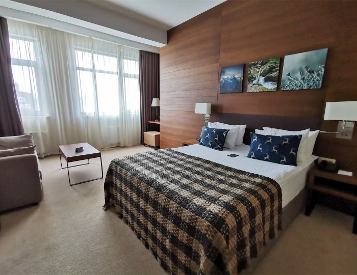 Однокомнатный номер повышенной комфортности с одной большой кроватью(без балкона) - Бальнеологический отель Rosa Springs / Роза Спрингс