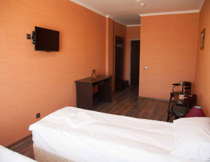 Номер стандарт с 2 односпальными кроватями (с завтраком) - Отель «Пушкинъ» Псков