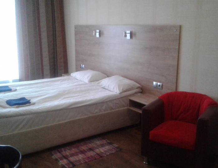 Номер улучшенный с 1 двуспальной кроватью (с завтраком) - Отель «Пушкинъ» Псков