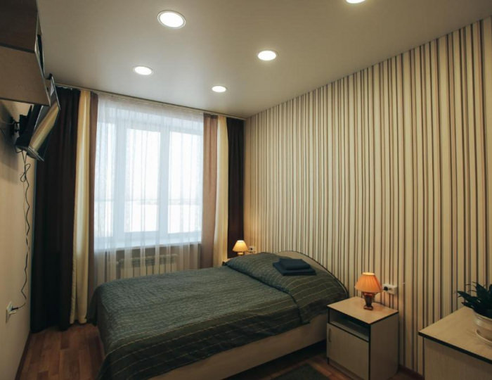 Номер стандарт с 1 двуспальной кроватью - Мини-отель «На Набережной» Котлас