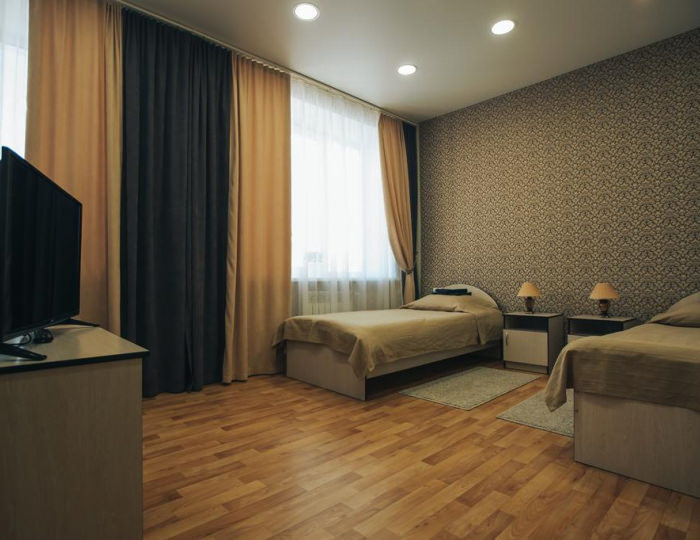 Номер стандарт с 2 односпальными кроватями - Мини-отель «На Набережной» Котлас