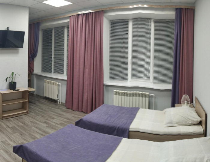 Номер стандарт с 2 односпальными кроватями - Мини-отель «На Набережной» Котлас