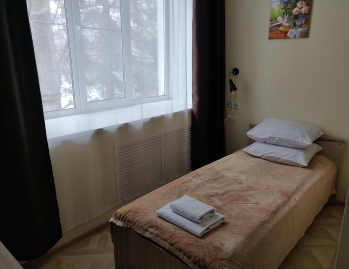 Кровать в 2-местном общем номере - Отель Hotel Salus / Салус Коряжма