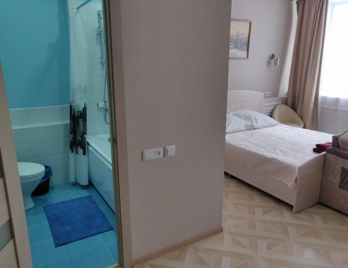 Номер улучшенный с 1 двуспальной кроватью - Отель Hotel Salus / Салус Коряжма