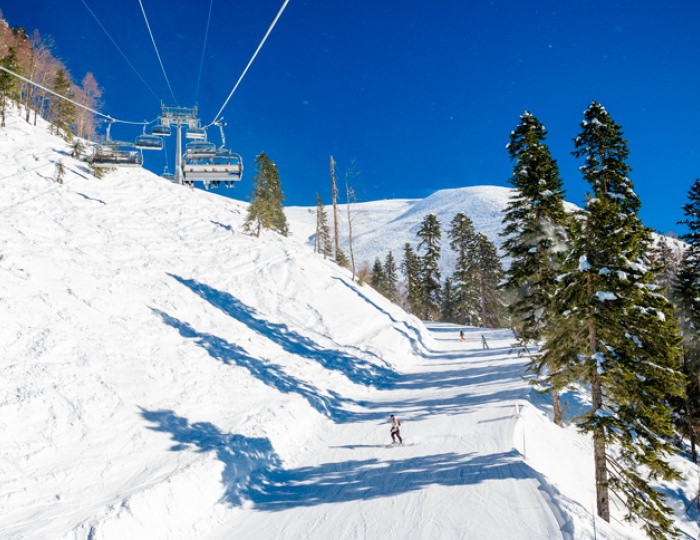 Горнолыжные трассы - Комплекс «Роза Шале»