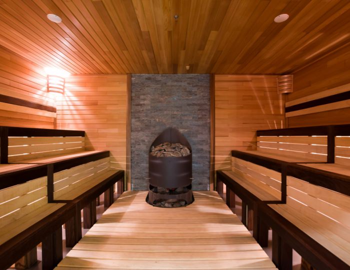 Финская сауна - Отель Green Flow / Грин Флоу