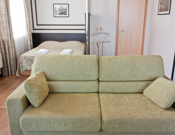 Номер полулюкс с 1 двуспальной кроватью - Отель «Прионежский» Петрозаводск