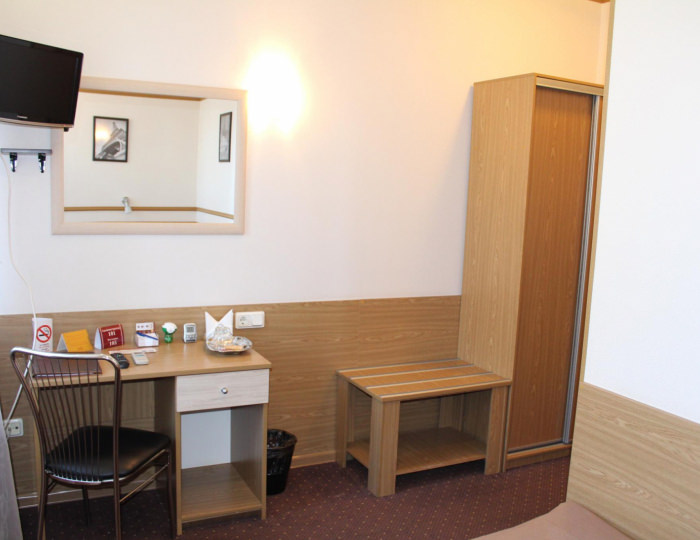 Номер эконом с 1 двуспальной кроватью - Отель «Прионежский» Петрозаводск