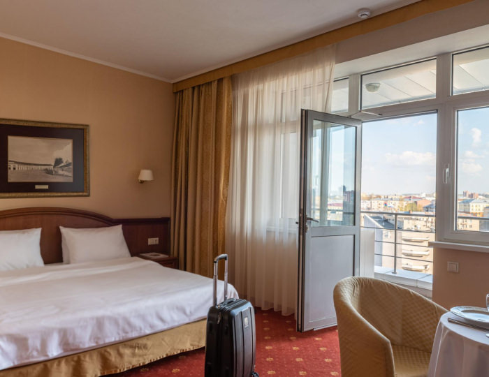 Номер стандарт с 1 двуспальной кроватью - Отель Cosmos Petrozavodsk Hotel / Космос Петрозаводск