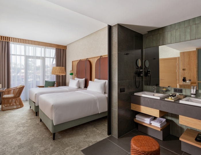 Deluxe 2-м. TWIN pool view - Отель «Fюnf Luxury Resort & SPA Anapa Miracleon» Анапа