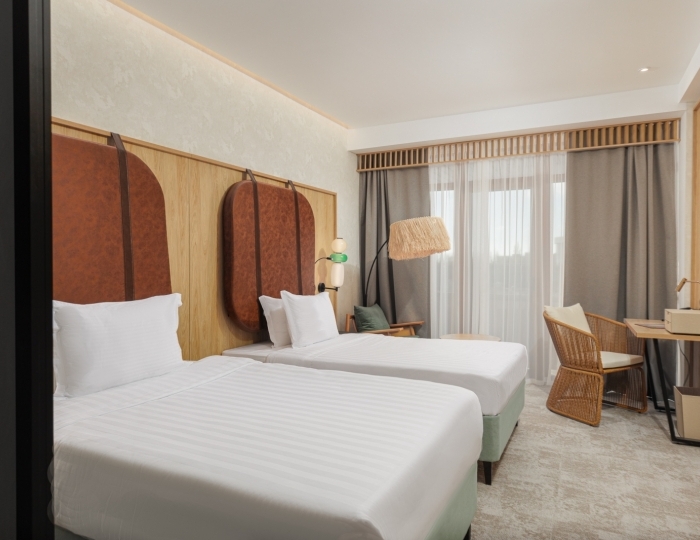 Deluxe 2-м. TWIN pool view - Отель «Fюnf Luxury Resort & SPA Anapa Miracleon» Анапа