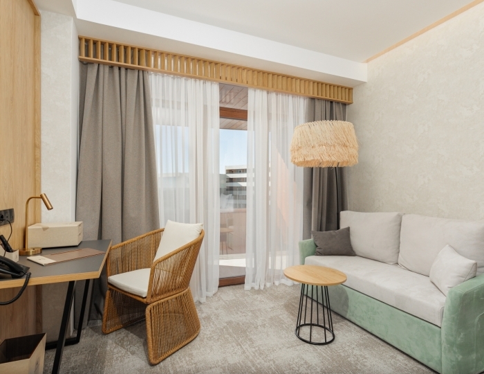 Deluxe 2-м. pool view - Отель «Fюnf Luxury Resort & SPA Anapa Miracleon» Анапа