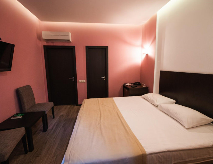 Номер эконом с 1 двуспальной кроватью - Отель «Премиум Апарт» Щелково