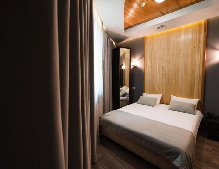 Номер стандарт с 1 двуспальной кроватью - Отель «Премиум Апарт» Щелково