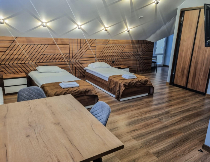 Апартаменты студия с 2 односпальными кроватями - Отель «Премиум Апарт» Щелково