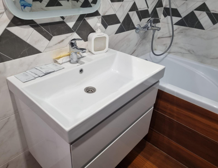 Апартаменты студия с 2 односпальными кроватями - Отель «Премиум Апарт» Щелково