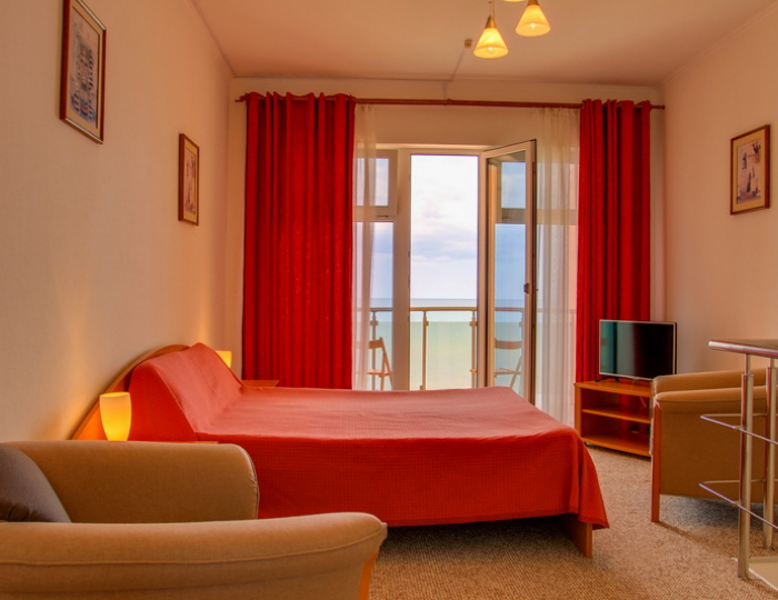 Люкс 3-местный 2-уровневый - Гостиница «Хижина Робинзона» Феодосия