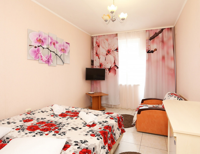 Люкс 3-местный 1-комнатный с балконом - Отель «Экватор» Береговое