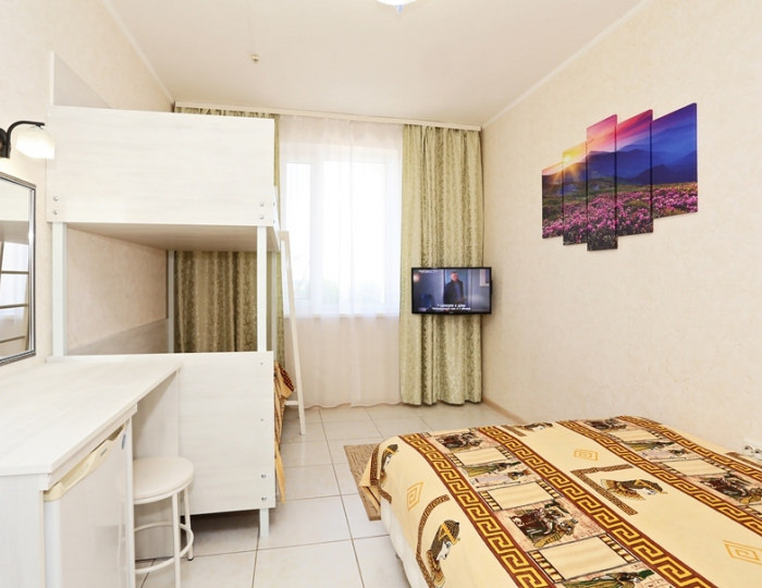 Семейный 4-местный 1-комнатный - Отель «Экватор» Береговое