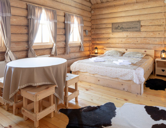 Домик 4-мест.Изба (Крестьянская усадьба) - Парк-отель «Остров»