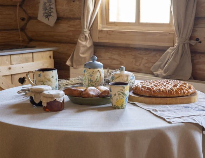 Домик 4-мест.Изба (Крестьянская усадьба) - Парк-отель «Остров»