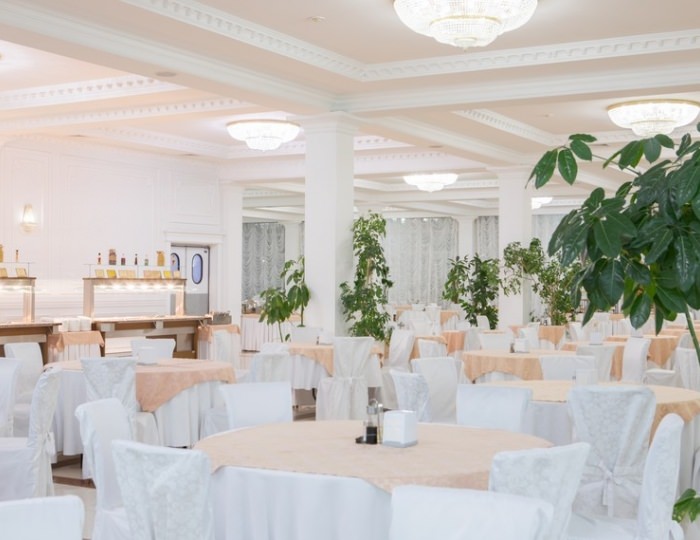 Зал питания «Серебряный» - Санаторий «Южное Взморье»