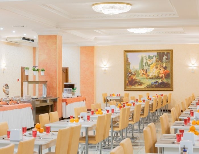 Зал питания «Золотой» - Санаторий «Южное Взморье»