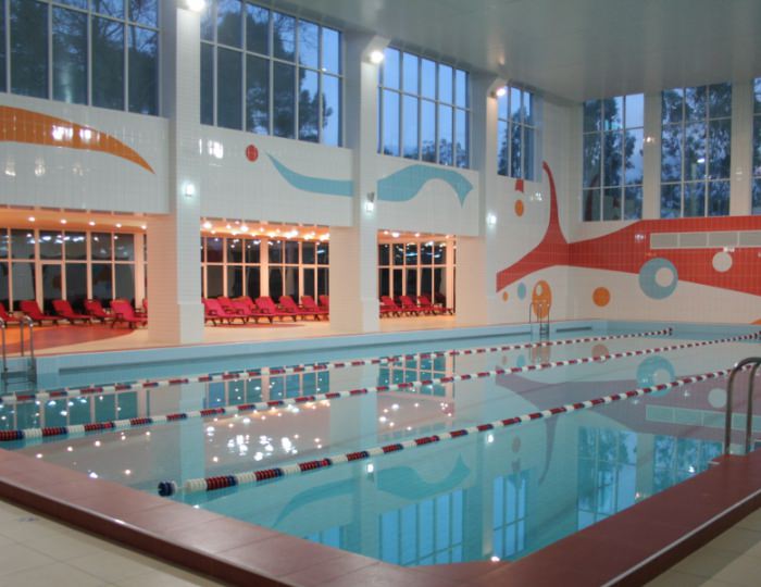 Крытый бассейн с сауной - Санаторий «Южное Взморье»